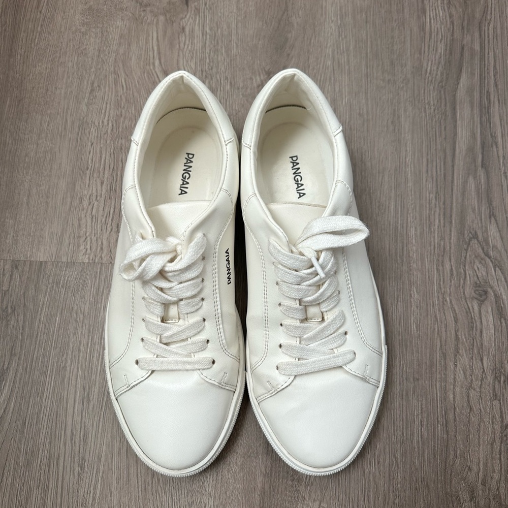 Pangaia Grape leather White Sneakers, size US 8/8.5 (EU 39)